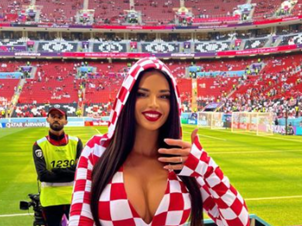 Así es la infartante modelo croata que desafía las normas de Qatar en el Mundial: ‘‘Esto es un desastre’’