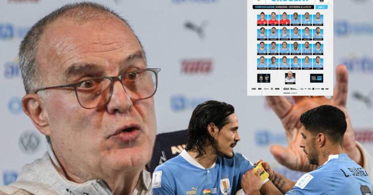 Cavani and Suarez?  Bielsa relents and calls back three of his best players to face Argentina and Bolivia
