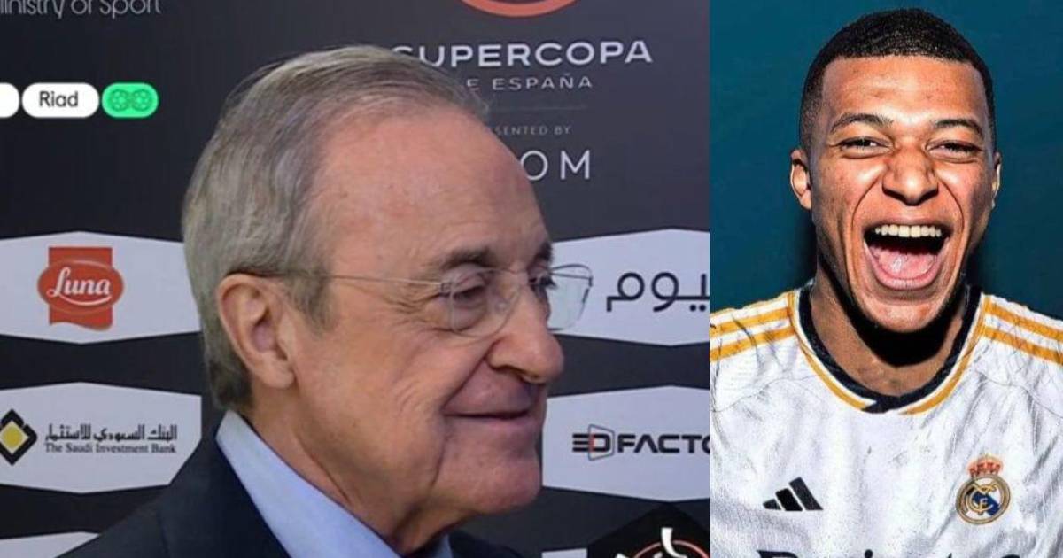 Florentino Perez sends a message to Mbappe after winning the Spanish Super Cup with Real Madrid against Barcelona