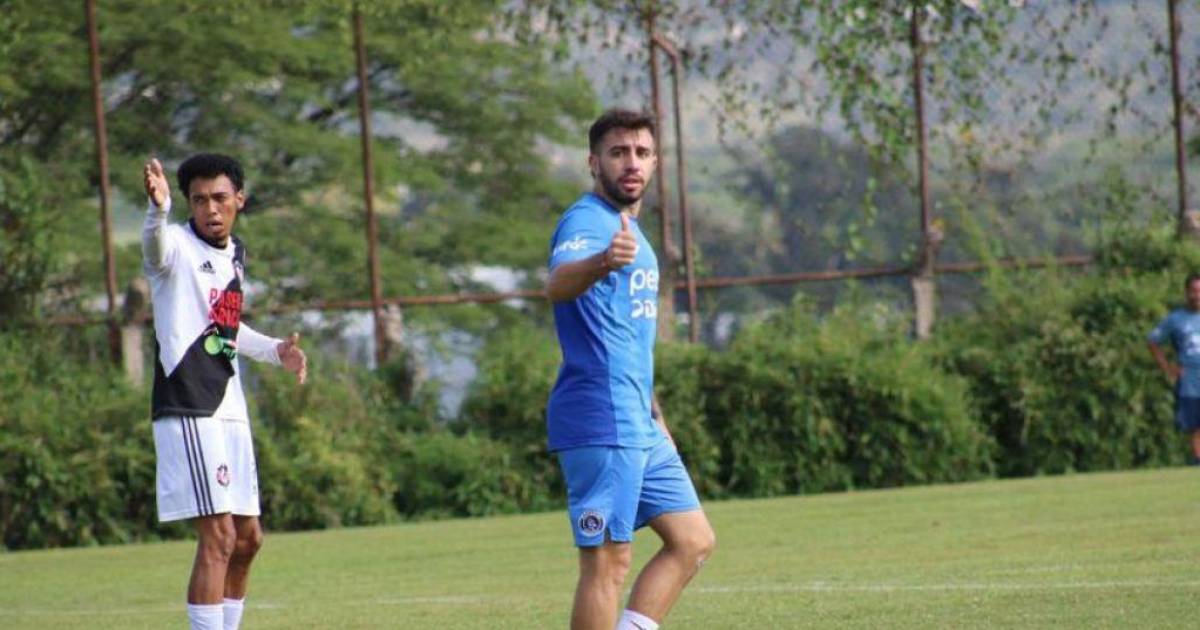 Agustín Osmendi scored a goal poker in Motagua’s first friendly