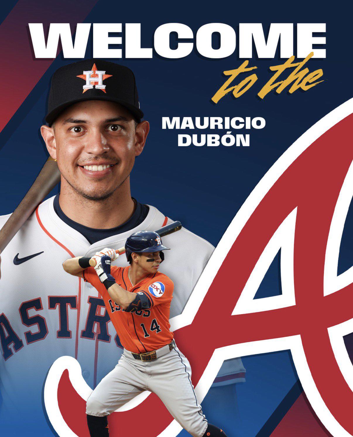Mauricio Dubón se une a los Bravos de Atlanta luego de cuatro años con los Astros.