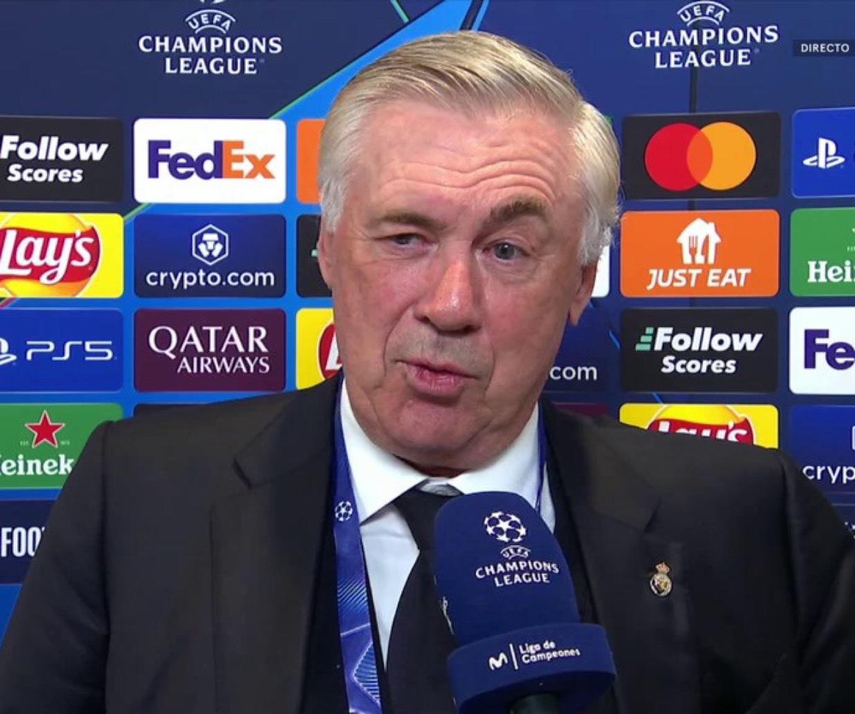 Carlo Ancelotti habló antes de que arranque el Real Madrid-Manchester City.
