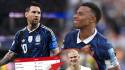 Kylian Mbappé llegó a los seis tantos en la Copa del Mundo y alcanzó a Messi con seis dianas cada uno.