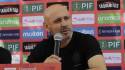 Eduardo Espinel en la conferencia de prensa antes de viajar a El Salvador para enfrentar al Firpo por la Copa Centroamericana.