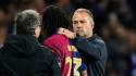 Hansi Flick no podrá contar con dos jugadores titulares frente al PSG por la Liga de Campeones.
