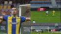 Se jugó el físico: así fue el segundo gol de Erick Puerto con el Bate Borisov