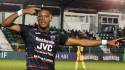 Yairon Moreno fue uno de los anotadores de los tres que marcaron por parte de Marathón ante Antigua GFC.