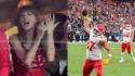 Así fue el festejo de Taylor Swift al primer touchdown de Travis: Ese es mi marido