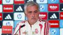 José Mourinho en la rueda de prensa antes de disputar el derbi contra el Atlético en el Metropolitano.