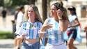 Honduras y Argentina se miden en amistoso en el Kyle Field de Houston, Texas.