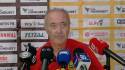 Juan Ignacio Martínez, entrenador del Real España, en conferencia de prensa antes de medirse al Juticalpa FC.