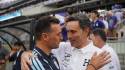 El entrenador de la Selección de Honduras, José Francisco Molina, se reencontró con su amigo Lionel Scalini, técnico de Argentina, con quien compartió en la época de futbolista en el Deportivo La Coruña.