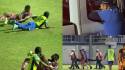 Diario Diez conoció la dura lesión que sufrió Romario, jugador del Motagua, ante Olancho y el tiempo de recuperación