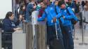 La Selección Sub-15 de Honduras cuando hacían trámites antes de salir desde Palmerola rumbo a Azerbaiyán paera disputar el Mundial de la FIFA en modalidad de fútbol 8.