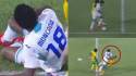 ¡Terrible fallo arbitral! Dereck Moncada es expulsado en el Jamaica-Honduras