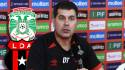 El entrenador de Alajuelense en conferencia de prensa previo al partido ante Marathón.