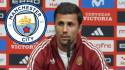 Rodri en la conferencia de prensa antes de enfrentar a Inglaterra en Wembley por la Nations League.