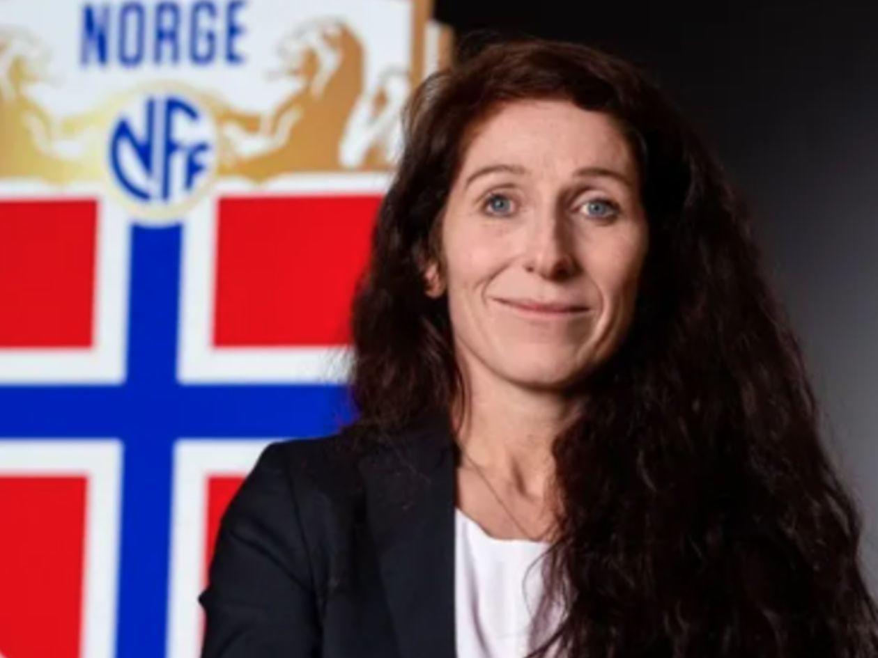 Lise Klaveness, presidenta de la Federación Noruega de Fútbol, impulsó el boicot total contra Infantino.