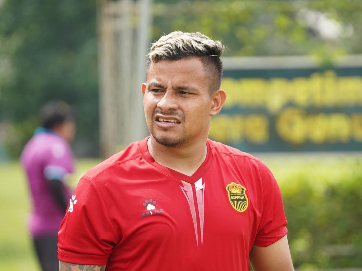 German el Patón Mejía, ahora exjugador de Real España.