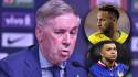 La reacción de Ancelotti sobre la ausencia llamar a Neymar y lo que dijo de Mbappé previo al Brasil-Francia