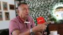 El extécnico del Juticalpa FC, Humberto Rivera, hablando en Exclusiva con Diario DIEZ sobre su salida del equipo olanchano. Fotos Alex Pérez