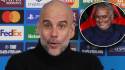 Guardiola agradece a Mourinho por derrotar al Real Madrid: Veíamos el final del partido en el vestuario y gritábamos...