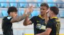 Kervin Arriaga fue titular hoy en la Superliga de Grecia por primera vez con el AEK Atenas en el empate (1-1) ante el Asteras.