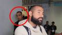 El defensor y portero protagonizaron un curioso momento en zona mixta.