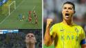 ¿Picadito? Así fue el nuevo gol de Cristiano Ronaldo en la Champions asiática para la remontada del Al Nassr (VIDEO)