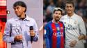 El astro del Barcelona, ganador del Laureus al Mejor Deportista Joven, habla en rueda de prensa sobre su galardón, Messi y el Mundia