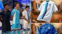 La Federación de Fútbol de Honduras presentó las nuevas camisetas de la Selección Nacional.