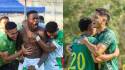 Hondupino y CD Brasilia, por la gloria del torneo Clausura en una serie muy pareja. Fotos cortesía.