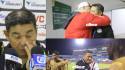 Chato Padilla celebró de forma eufórica la permanencia en primera división y lloró. Fotos Moisés Valenzuela.