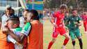 Hondupino sigue enrachado y Estrella Roja logró empatar en el cierre contra CD Brasilia. Fotos cortesía y Migiel Calderón.