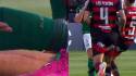 ¡Polémica en Copa Libertadores! La roja clara que perdonó el árbitro a futbolista del Flamengo ante Palmeiras en la final