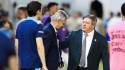 El entrenador mexicano, Miguel Herrera, junto a Reinaldo Rueda durante los enfrentamientos en las eliminatorias de Concacaf donde ambos quedaron eliminados de la Copa del Mundo. Foto Yoseph Amaya