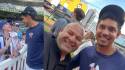 Los aficionados le muestran su cariño al beisbolista hondureño en su primera temporada con Atlanta. Fotos Alexis El Superman Padilla.