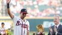 Bravos de Atlanta le rindió homenaje por su segundo Guante de Oro, conquistado en 2025 con los Astros de Houston. Fotos Braves.