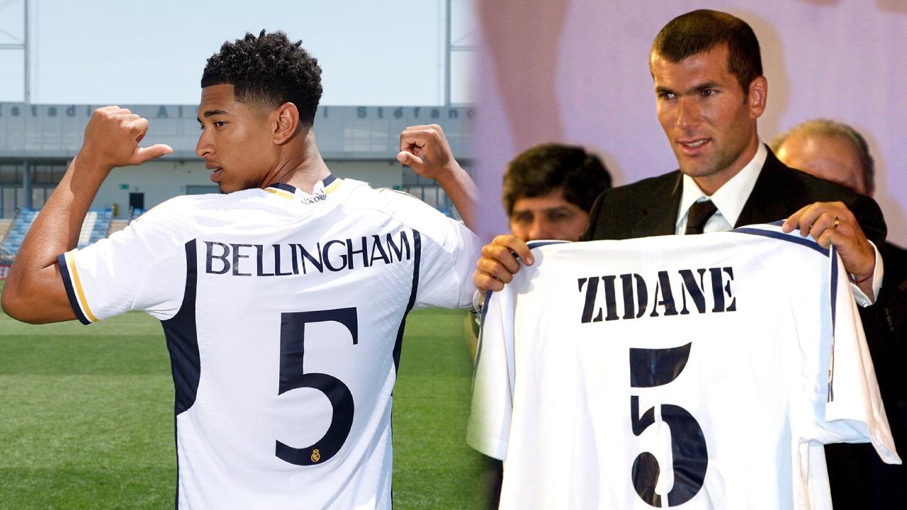 Jude Bellingham lucirá el ‘5’ con el que brilló Zidane en el Real Madrid.