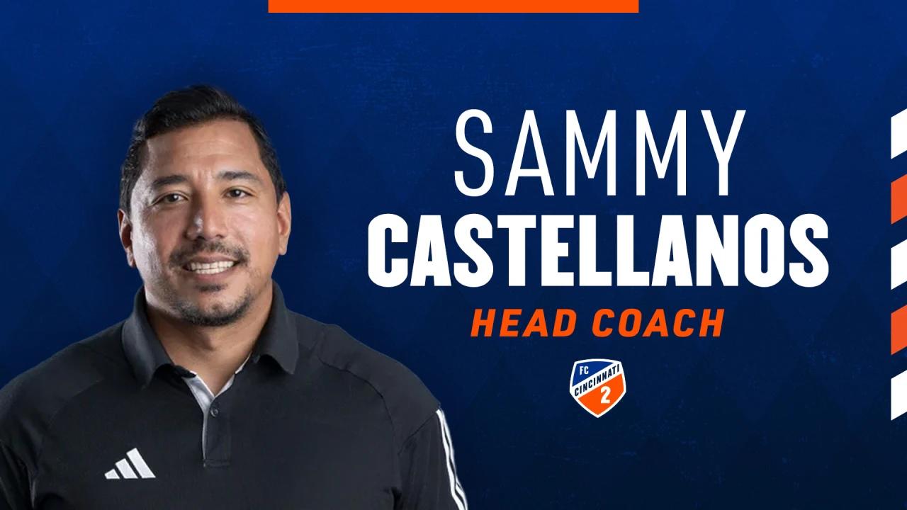 Sammy Castellanos fue anunciado como técnico del FC Cincinnati 2.