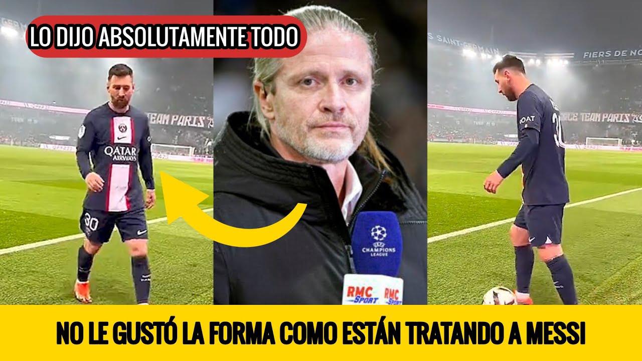 Emmanuel Petit le recomiendo a Messi que abandone el PSG por el trato que está recibiendo.