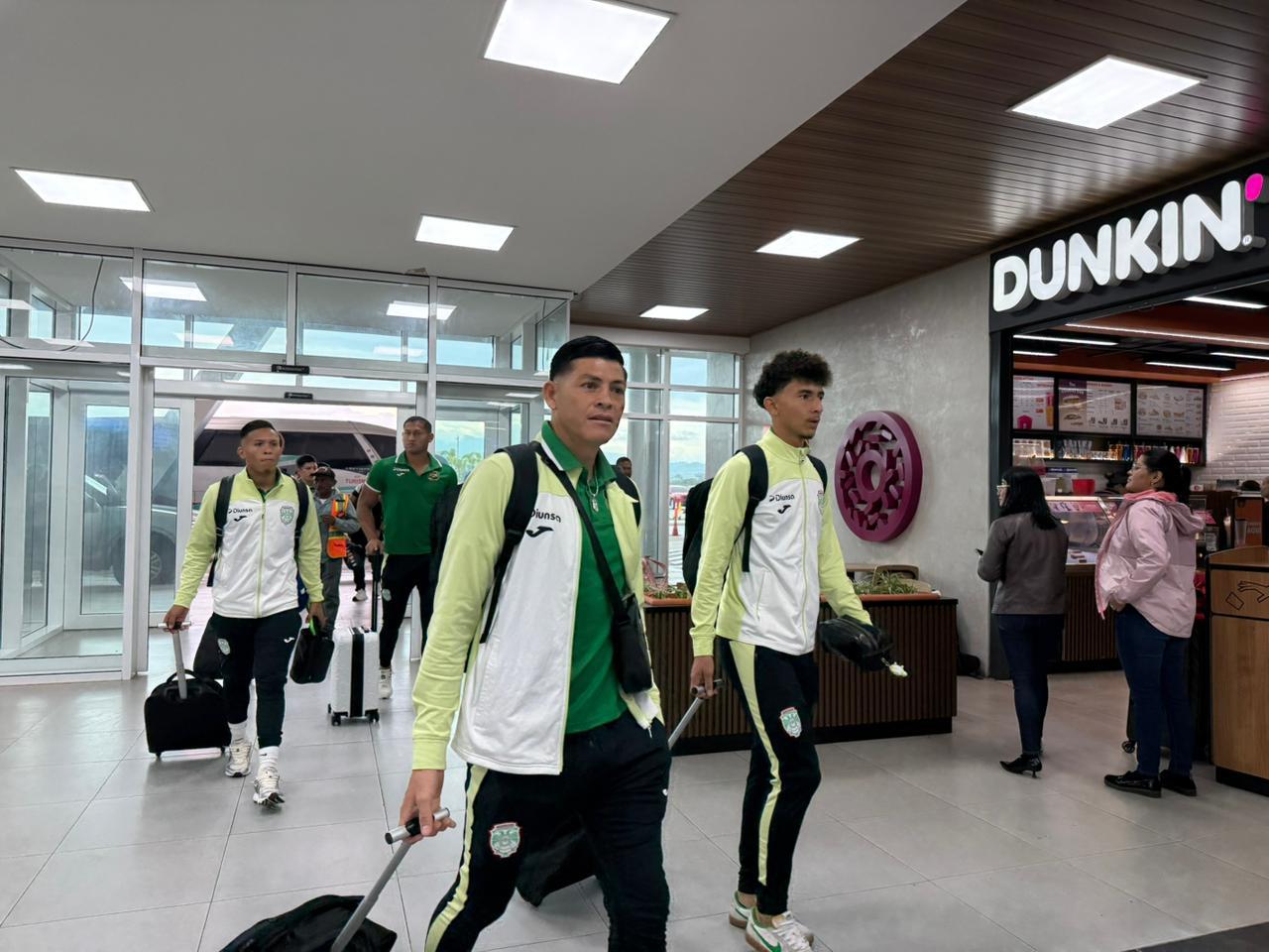 El chelito Francisco Martínez haciendo el viaje con Marathón hacia Estados Unidos.