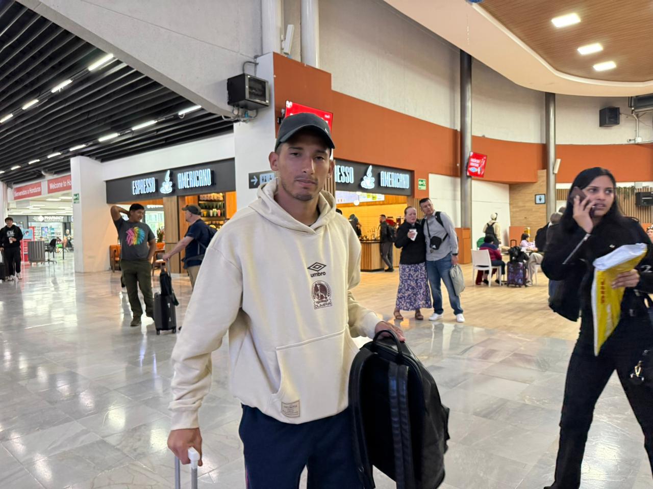 José Mario Pinto realizó el viaje con Olimpia hacia New Orleans.