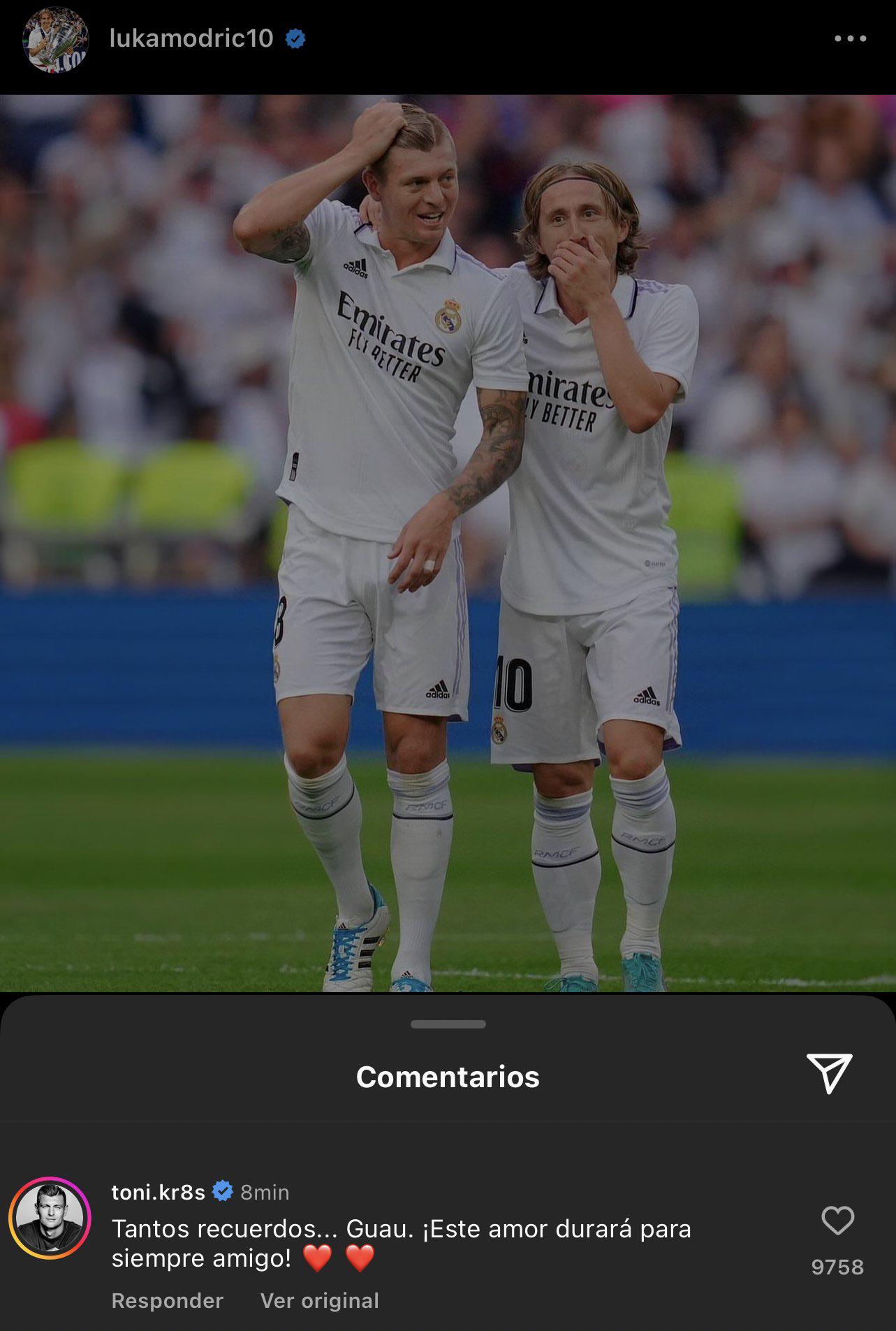 Kroos respondió a Modric de la manera más sincera.