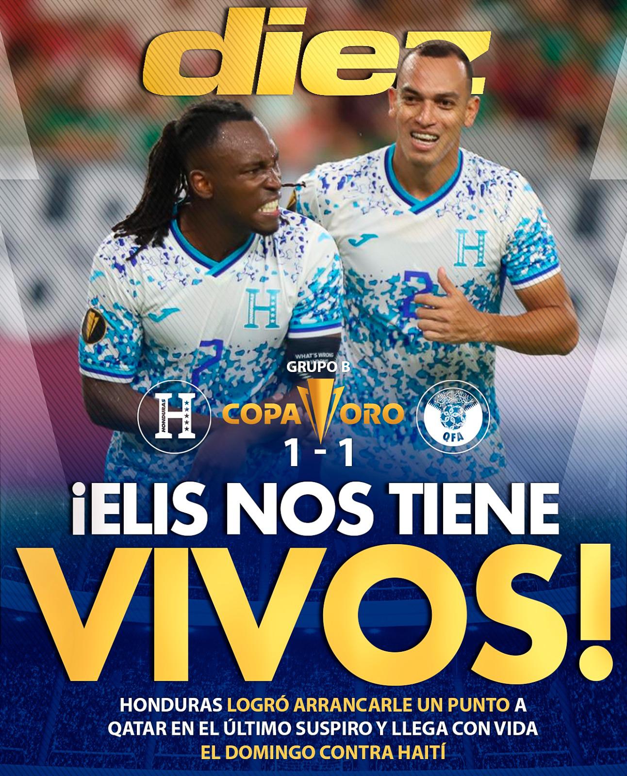 La Bicolor sigue con vida tras el 1-1 ante Qatar en la jornada 2 de la Copa Oro 2023.