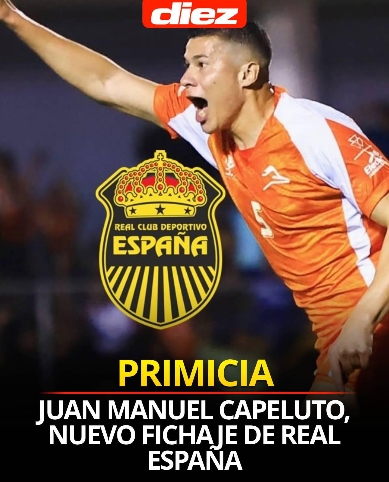 Juan Manuel Capeluto, nuevo fichaje del Real España para la próxima temporada.