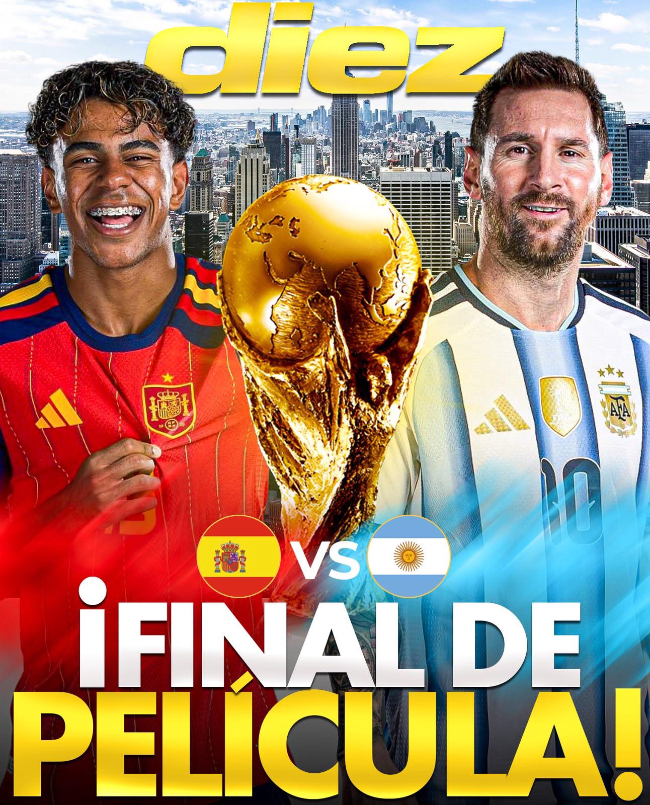 ¡Argentina vs España, final de película!