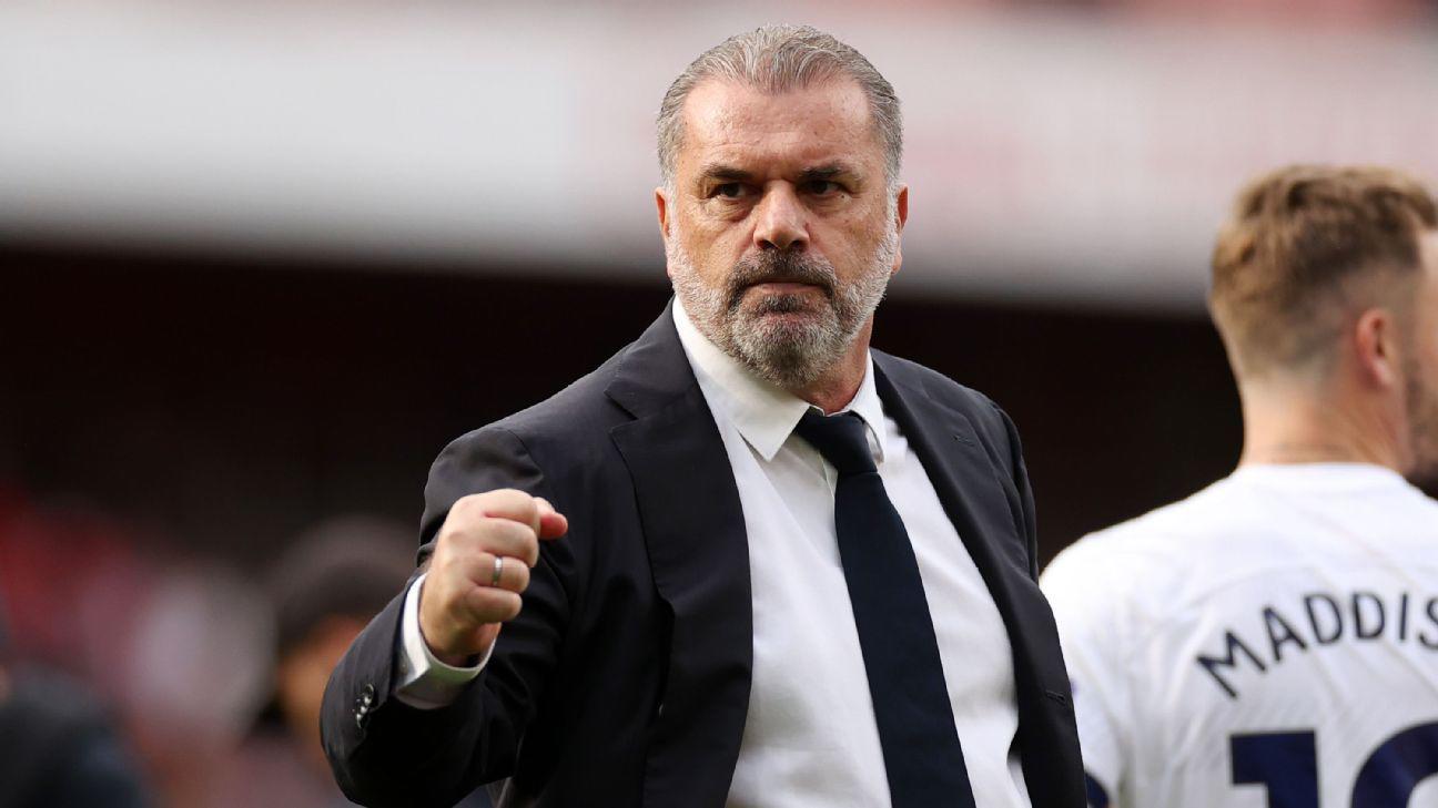 Postecoglou sostendrá una batalla táctica con Guardiola en el City-Tottenham.