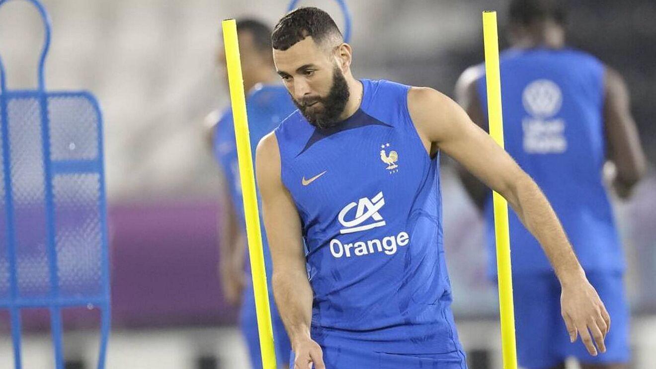 Benzema fue uno de los grandes ausentes en el Mundial de Qatar con Francia.