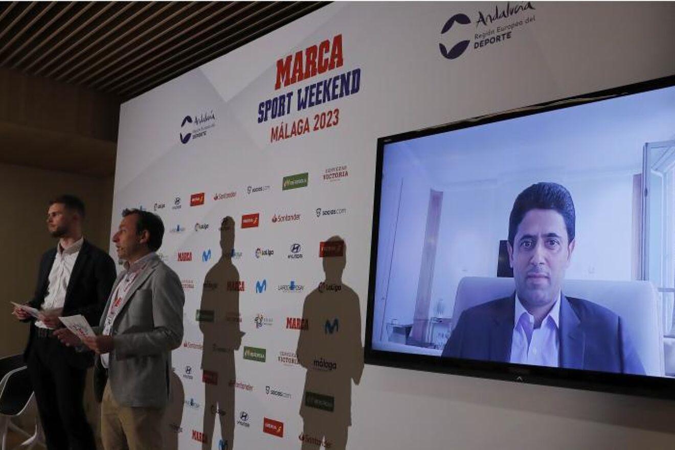 Al-Khelaifi fue protagonista en el Marca Sports Weekend que se realizó este viernes.